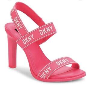 DKNY Women Balder High Heel Slingback Sandal Hot Pink Size 7 NWT